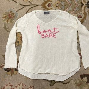 Wooden Ships Cotton Sweater